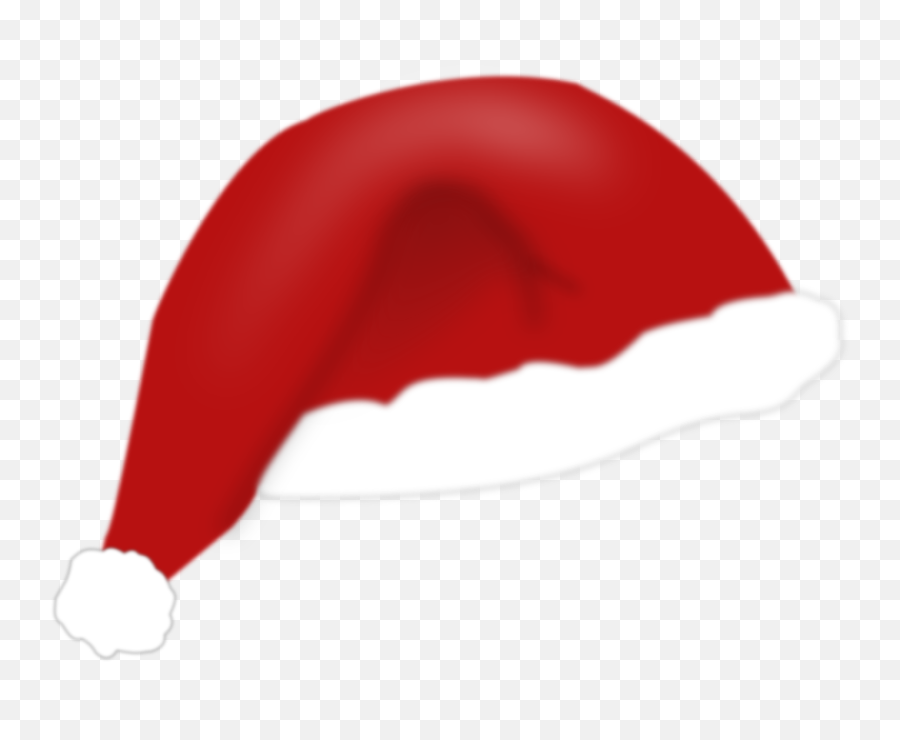 Download Santa Hat Clipart Clothes - Topi Merry Christmas Santa Hat Png Flat Emoji,Santa Hat Clipart