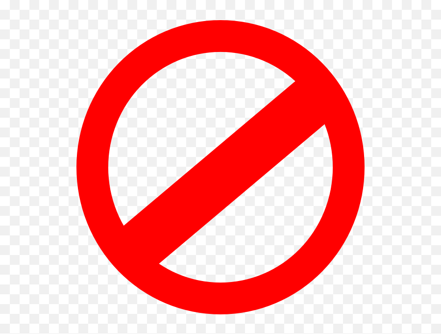 Free Transparent No Symbol Png Download - No Sign Png Emoji,No Symbol Transparent