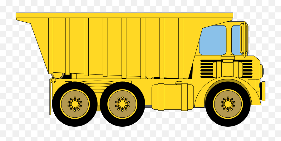 Dump Truck Free Clipart Image - Dumping Truck Clipart Png Emoji,Truck Clipart