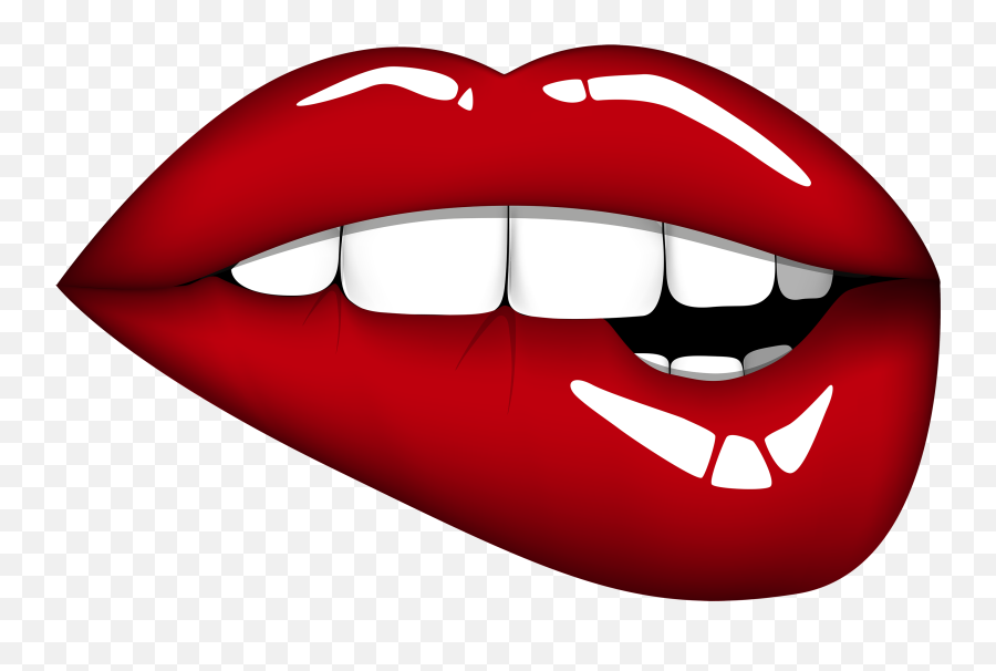 Red Mouth Png Clipart Image Best Web - Glitter Biting Lips Biting Lip Svg Emoji,Lips Png