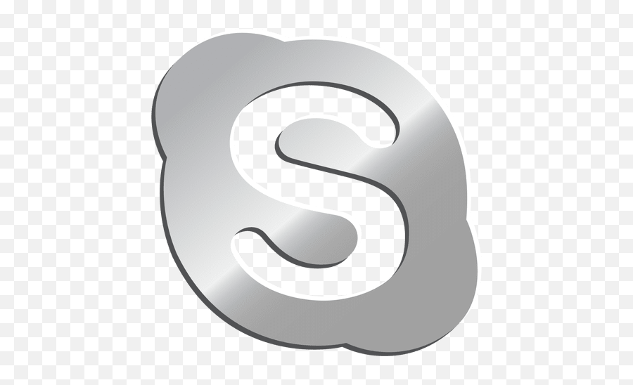 Skype Silver Icon - Skype Silver Icon Emoji,Skype Logo