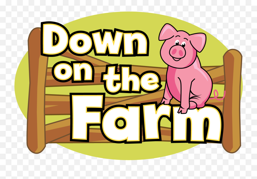 Farmhouse Livestock Clip Art - Down On The Farm Clipart Emoji,Farm Clipart