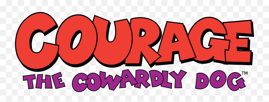 Courage The Cowardly Dog Logo - Courage The Cowardly Dog Emoji,Courage The Cowardly Dog Png