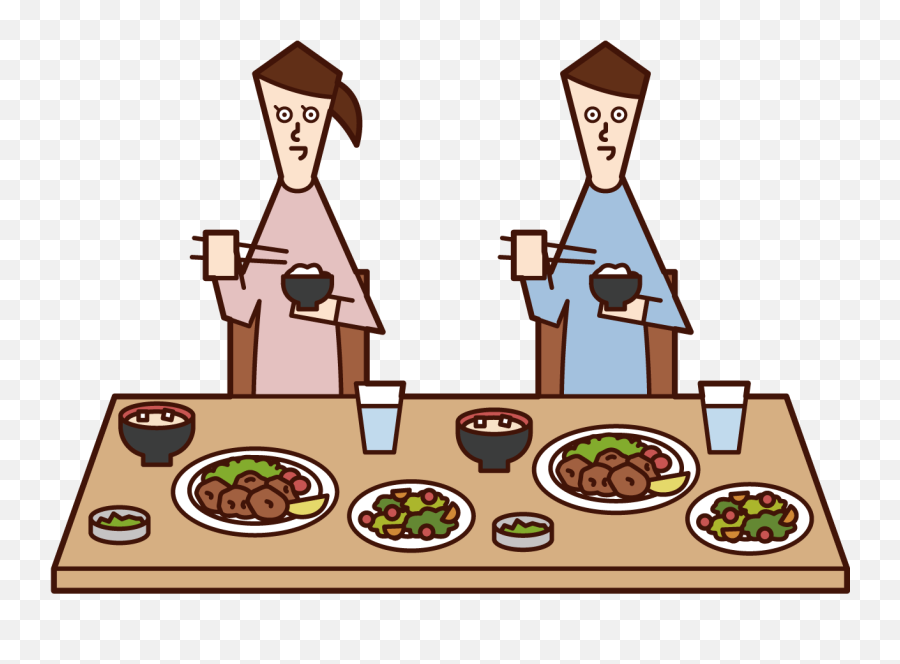 Men And Eating - Illustration Emoji,People Eating Png