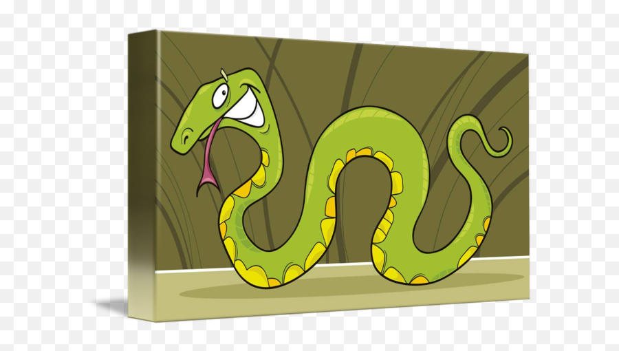 Green Snake By Igor Zakowski - Serpent Emoji,Green Snake Png