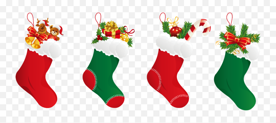 Christmas Stocking Png Pic Png Arts - Meias De Natal Png Emoji,Stocking Png
