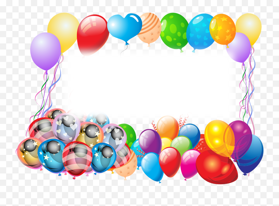Happy Birthday With Balloons - Feliz Y Bendecido Cumpleaños Happy Birthday Message To Tatay Emoji,Happy Birthday Balloons Clipart