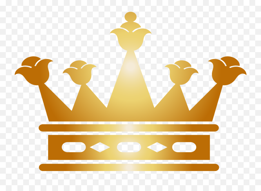 Corona De Rey - Vector Crown Gold Png Emoji,Corona De Rey Png