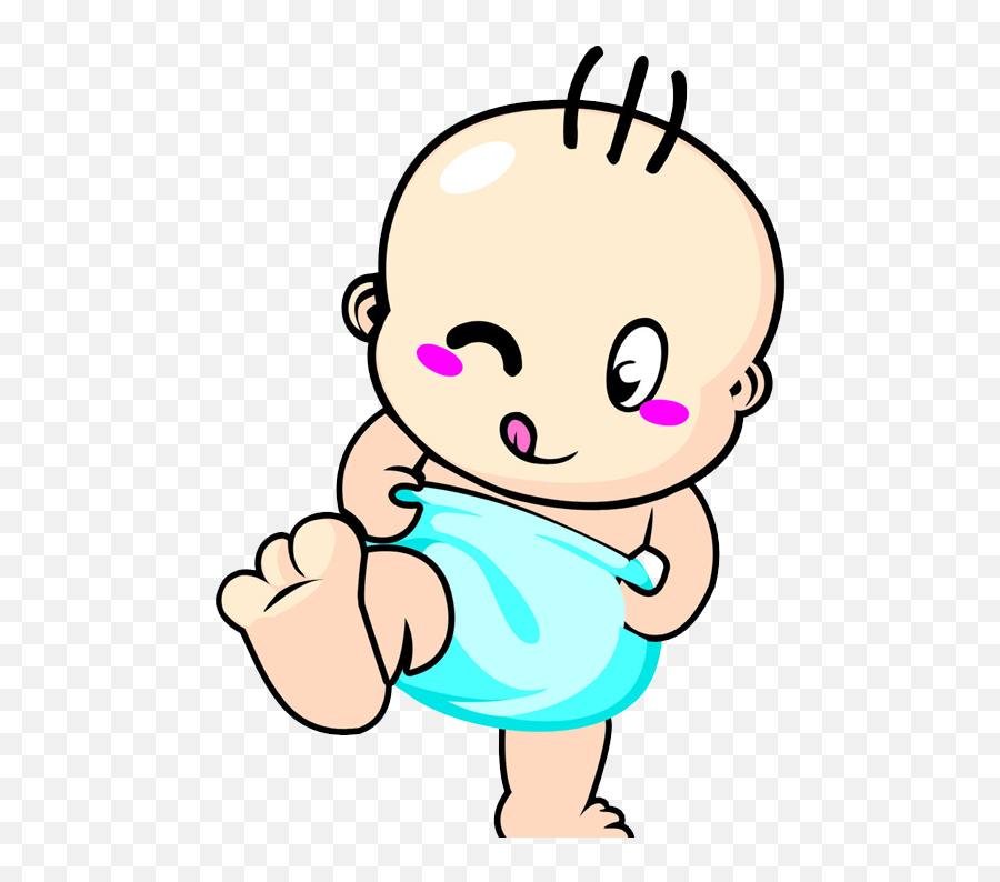 Diaper Infant Cute Cartoon Doll Transprent Png - Clip Art Emoji,Baby Doll Clipart