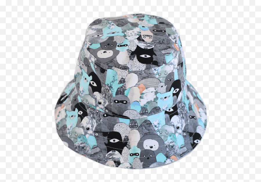 Boys Bucket Hat - Funny Creatures Emoji,Funny Hat Png