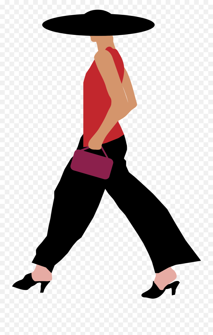 Big Image - Walking People Clipart Png Emoji,Walking Clipart
