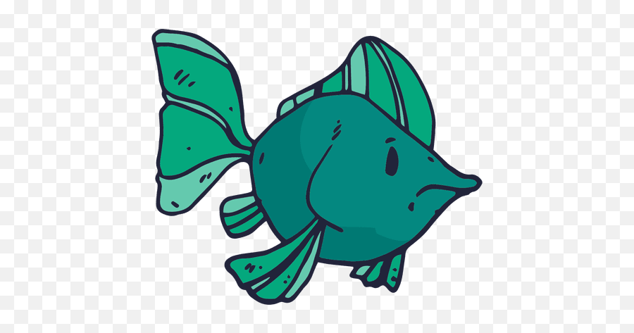 Green Fish Cartoon Transparent Png U0026 Svg Vector Emoji,Coral Reef Fish Clipart