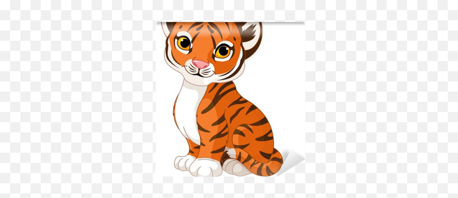 Cute Tiger Cub Wallpaper U2022 Pixers - We Live To Change Emoji,Tiger Cub Clipart