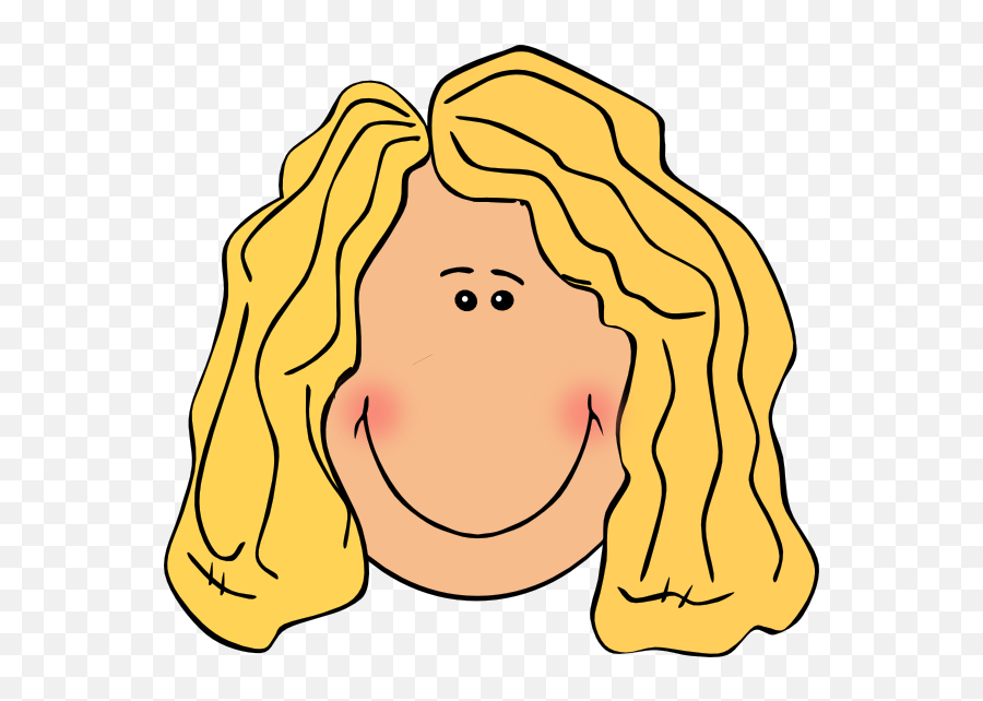 Free Download Fair Hair Png Clipart Blond Clip Art - Fair Emoji,Hair Dresser Clipart