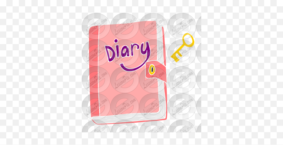 Diary Stencil For Classroom Therapy Use - Great Diary Clipart Emoji,Diary Png