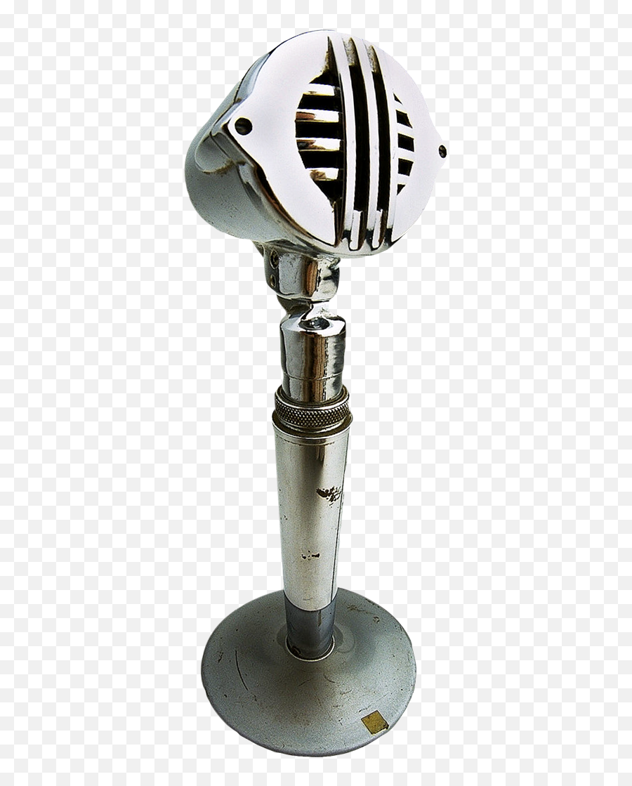 Retro Microphone On Stand Png Image - Pngpix Emoji,Old Microphone Png