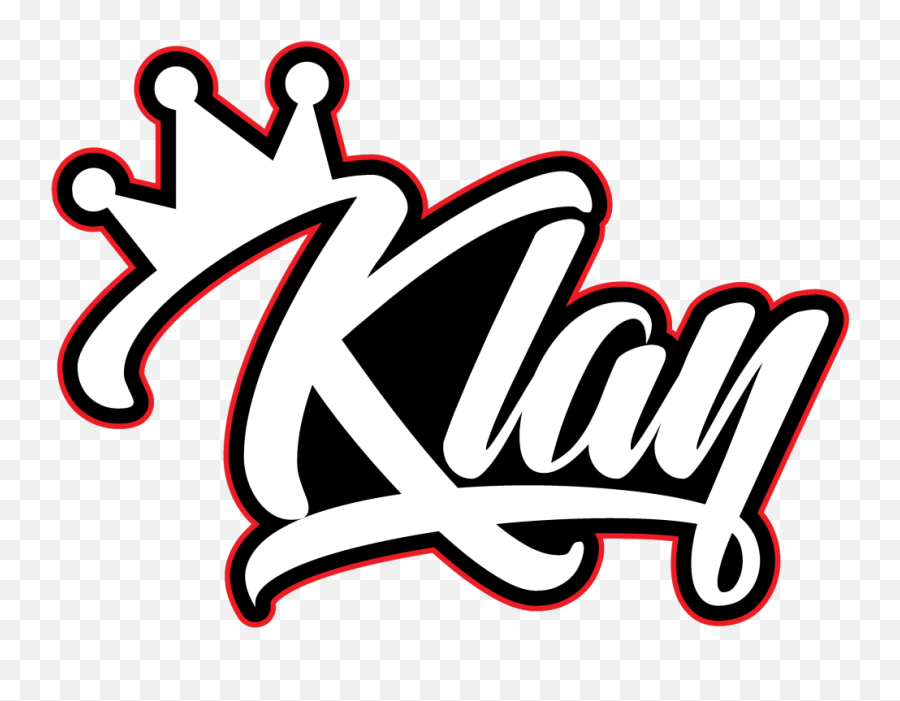 Text Klay Typograghy King Crown Logo Gaming By Navid On Dribbble - Crown Transparent Gaming Logo Emoji,Crown Logo