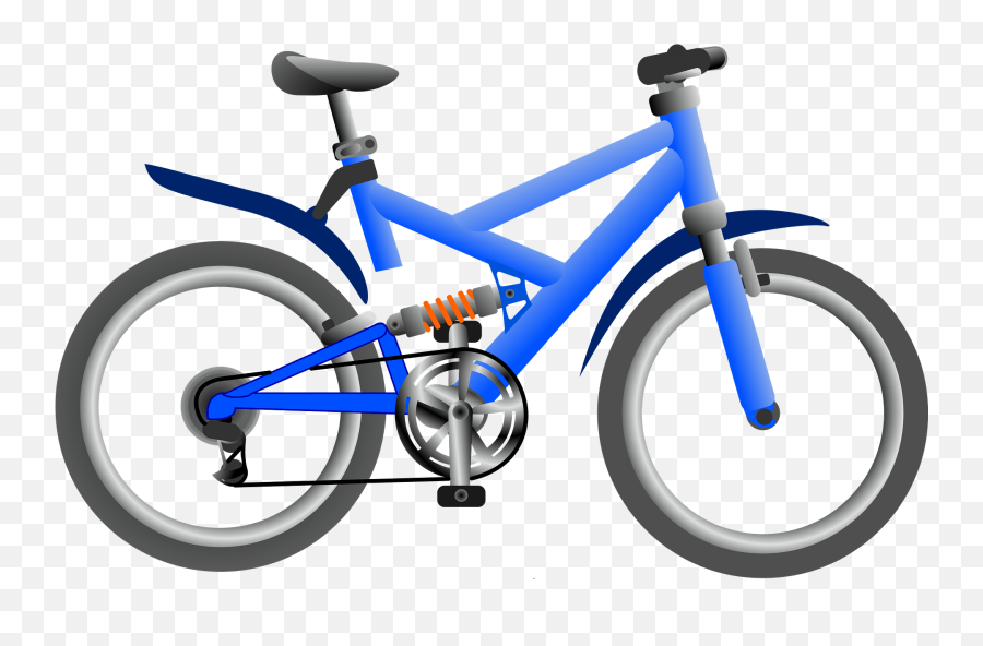 Blue Bike Clipart - Bike Clipart Emoji,Bike Clipart