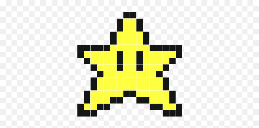 Mario Star - Mario Star Pixel Art Emoji,Mario Star Png