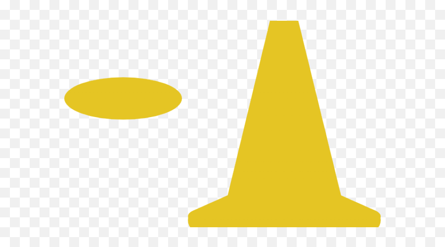 Cone Clipart Traffic Cone - Triangle Transparent Cartoon Dot Emoji,Cone Clipart
