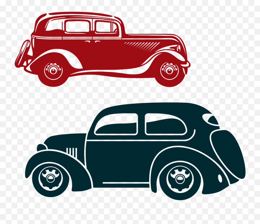 Cartoon - Classic Cars Posters Png Vector Elements Png Classic Car Emoji,Classic Car Png