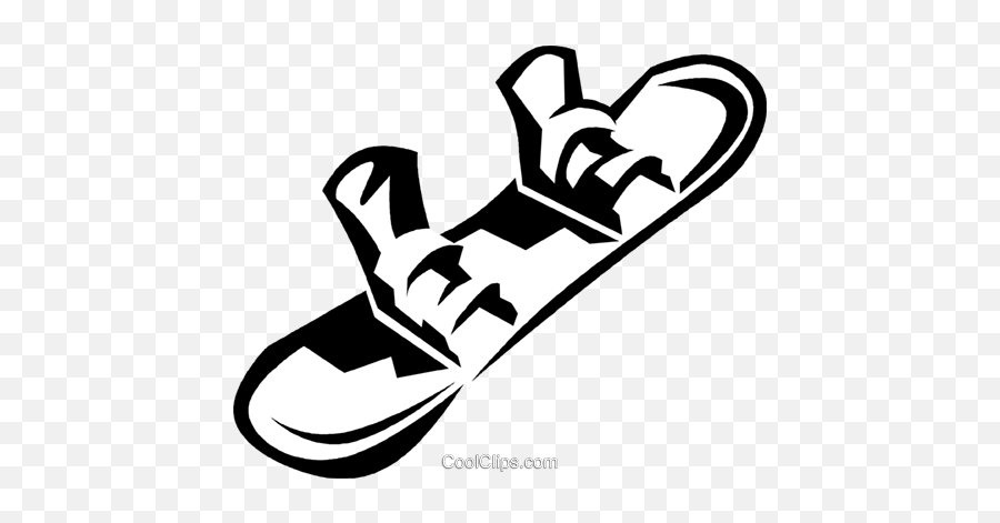 Snowboard Royalty Free Vector Clip Art - Clip Art Snowboard Emoji,Snowboarders Clipart