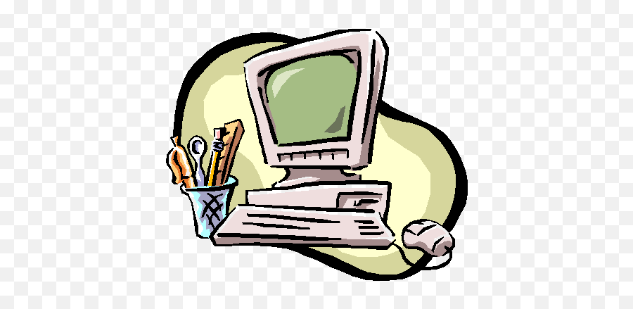 Free Computer Clip Art Pictures - Ciencias De La Computación Dibujos Emoji,Computer Clipart