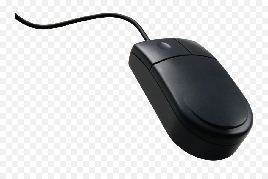 Black Pc Mouse Png Image - Pc Mouse Png Emoji,Mouse Png