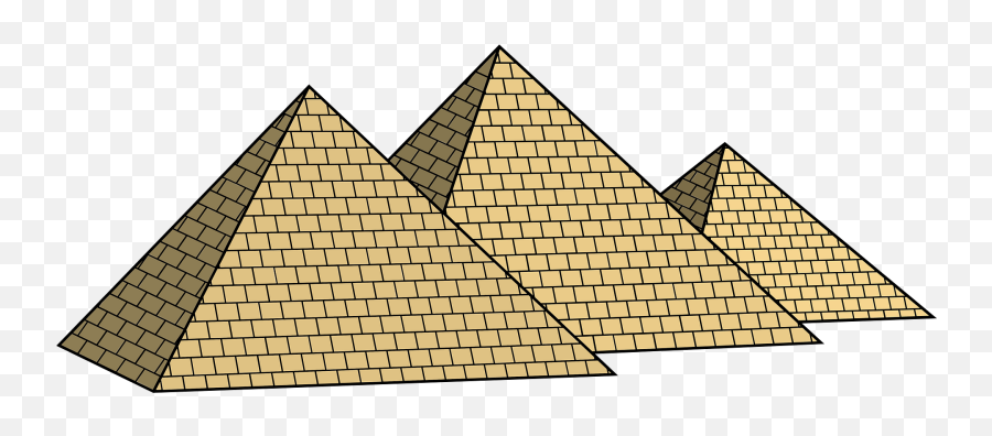 Egyptian Pyramids Clipart - Pyramid Clipart Transparent Background Emoji,Pyramids Clipart