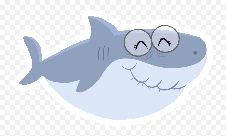 You Can Download Baby Shark Cupcake Toppers Below - Grandma Grandma Shark Clipart Emoji,Baby Shark Logo