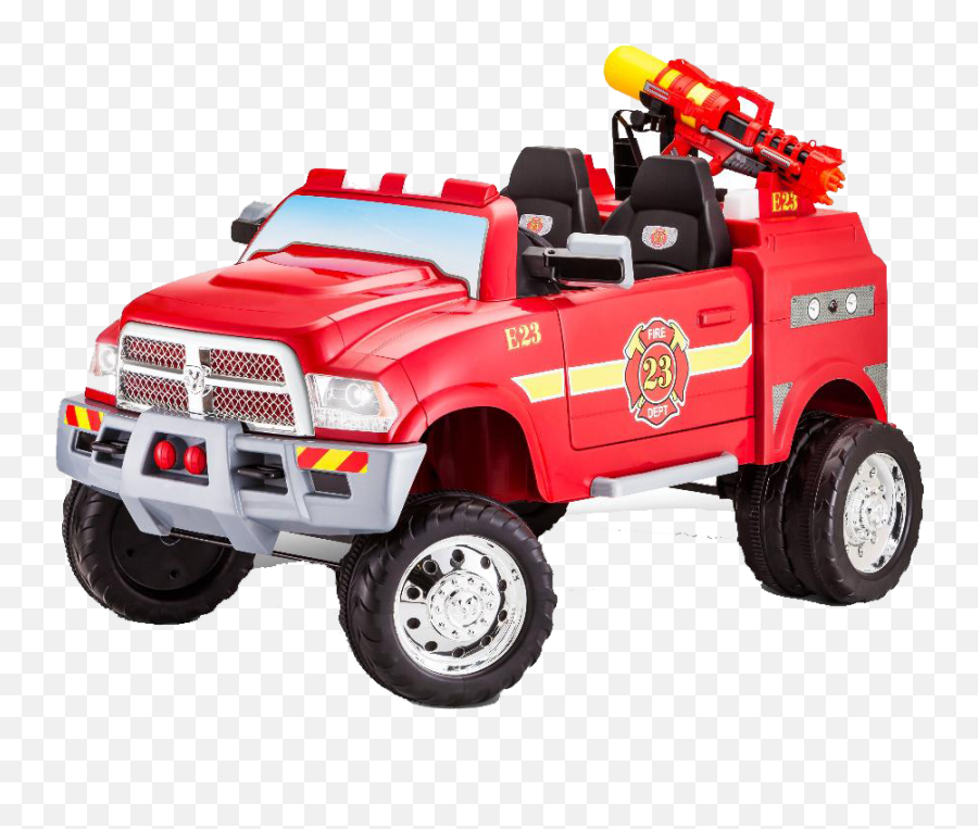 Truck - Avigo Ram 3500 Fire Truck Png Download Original Power Wheels Fire Truck Emoji,Fire Truck Png