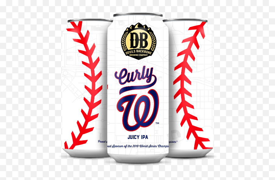 Washington Nationals Announce Curly W Beer To Celebrate - Baseball Vector Emoji,2019 World Series Logo