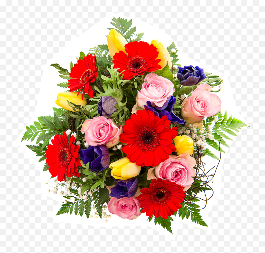 Bouquet Of Flowers Png Images Rose - Flower Bouquet Png Hd Emoji,Floral Png