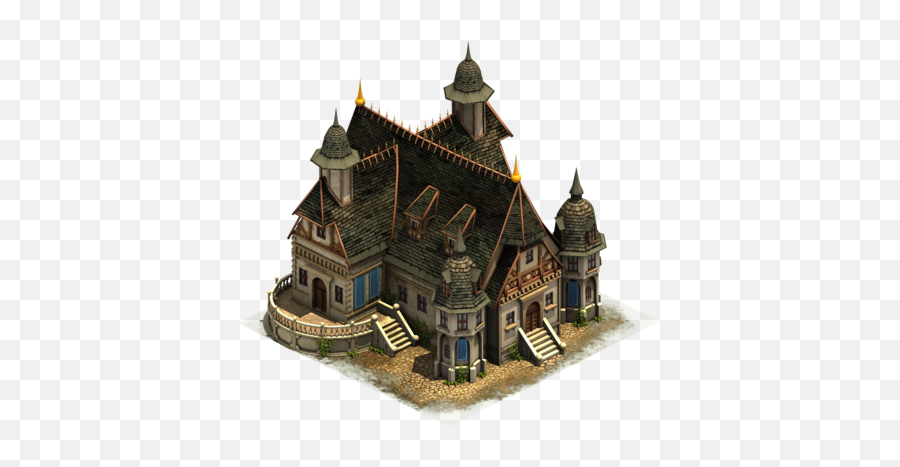 Download Hd Fantasy Town Fantasy House - Forge Of Empires Palace Emoji,Town Png
