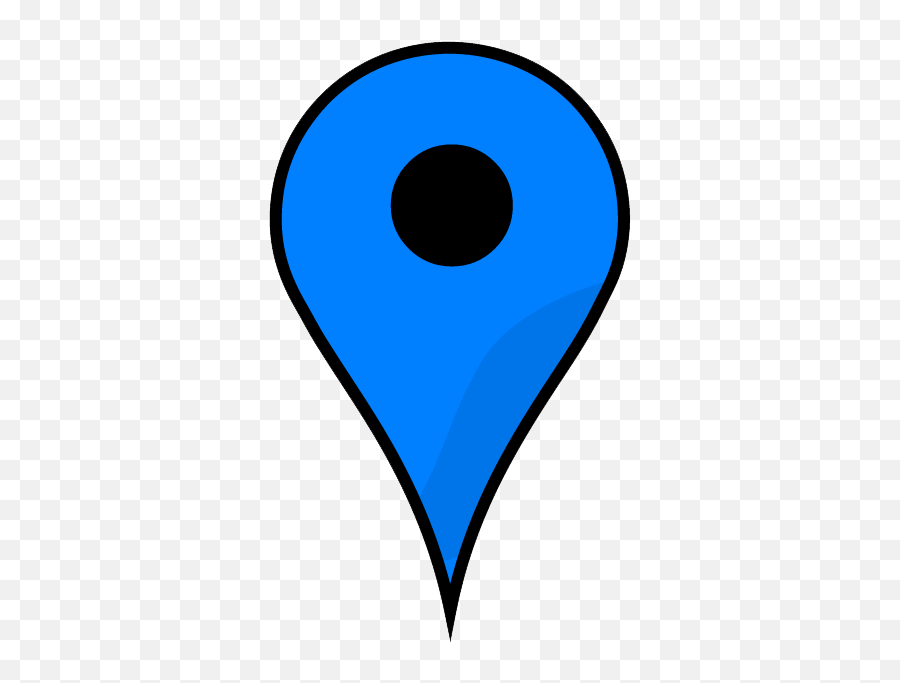 Download Google Pin Image - Blue Google Maps Icon Png Emoji,Markers Png