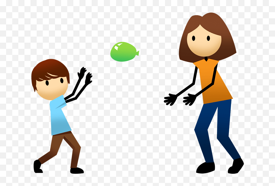 Download Volleyball Clipart Vector - Clipart Water Balloon Toss Emoji,Volleyball Clipart