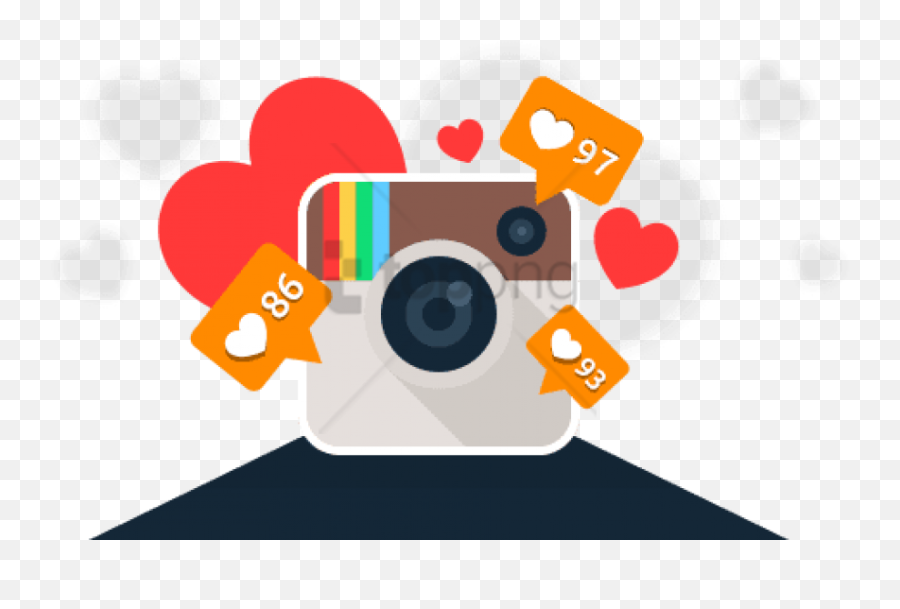 Instagram Logo Png Hd With Like Icon - 2021 Full Hd Emoji,Circle Instagram Png