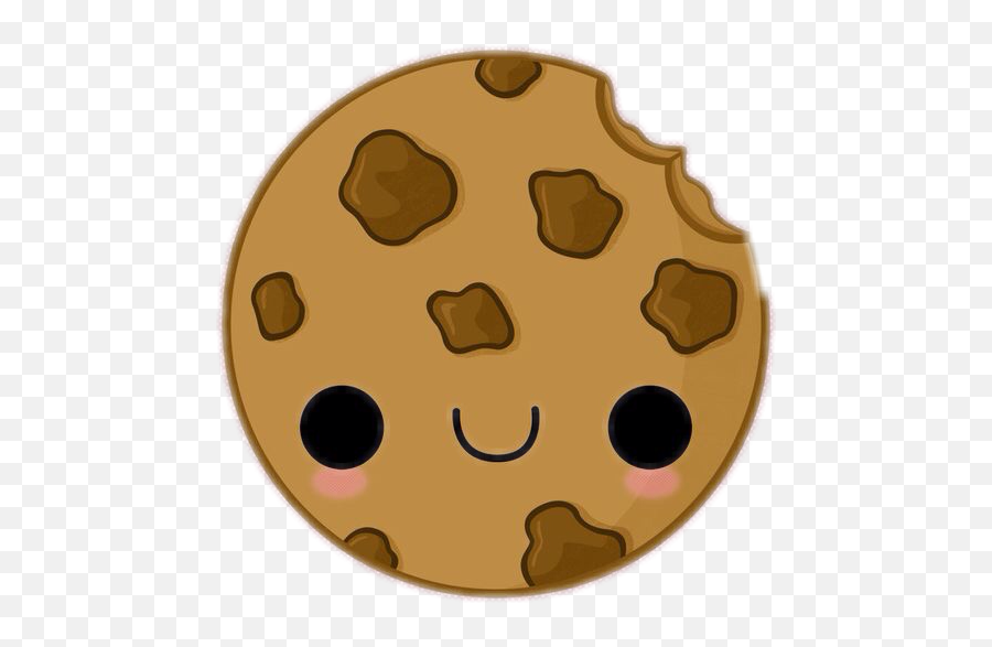 Sweet Cute Bite Cookie Freetoedit - Dibujos De Comida Kawaii Emoji,Comida Png