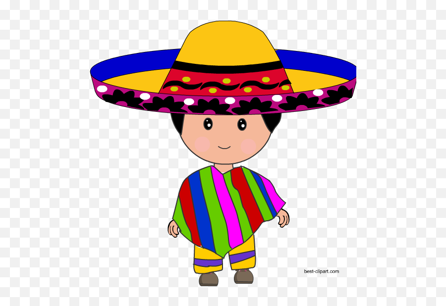 Free Mexican Clip Art Images And Illustrations Emoji,Mexican Clipart Black And White