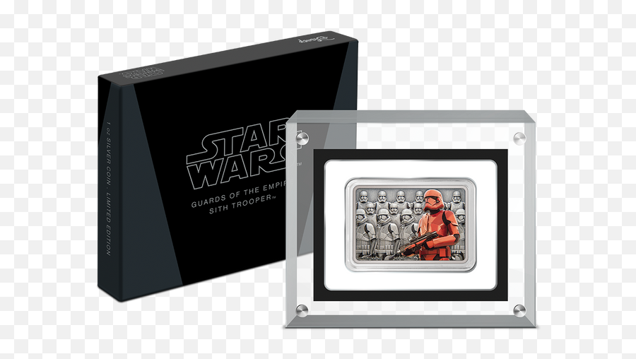 Star Wars Guards Of The Empire - Sith Trooper 1oz Silver Coin Emoji,Star Wars Sith Logo