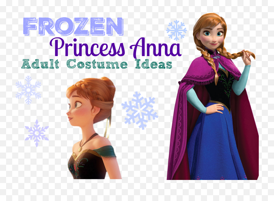 Download Anna Frozen Transparent Background - Full Size Png Emoji,Anna Frozen Png