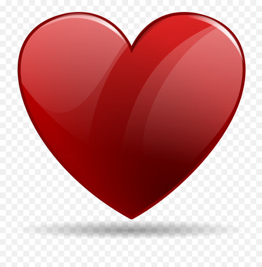 Dark Red Heart Png Download - Big Hearts Emoji,Red Heart Png