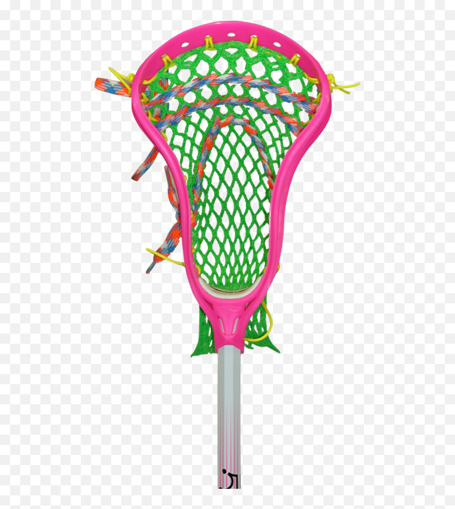Lacrosse Goal Clipart - Pink And Green Lacrosse Stick Emoji,Lacrosse Clipart