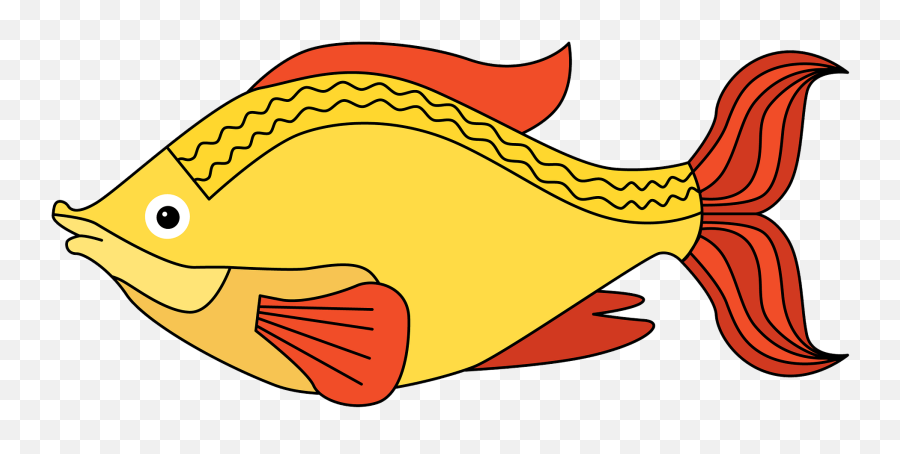 Fish Clipart - Fish Emoji,Bass Fish Clipart