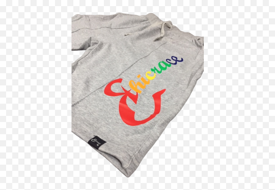 Rainbow And Gray Beast Logo Shorts By Ethicrace - Unisex Emoji,Beast Logo