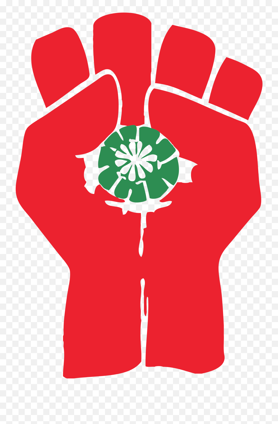 A 20th - Gonzo Journalism Logo Emoji,Fist Logo