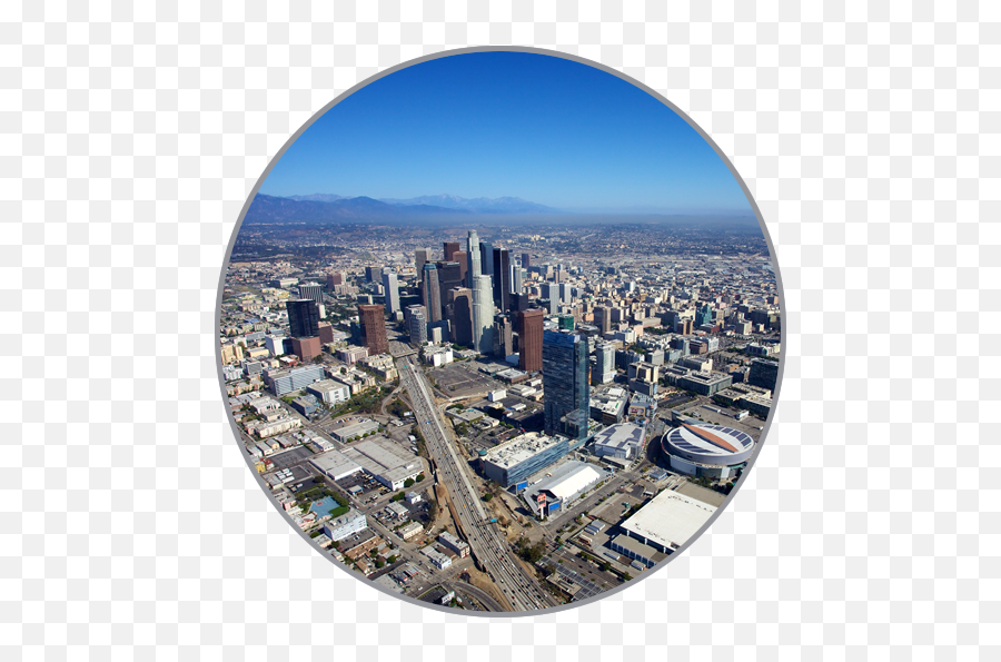 Download Hd Location - La Cityscape Transparent Png Image New York City Emoji,Cityscape Png