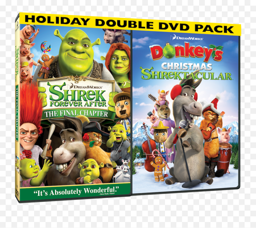 Download Dreamworks Animation - Shrek Forever After And Toy Dvd Shrek 4 Emoji,Dreamworks Animation Logo
