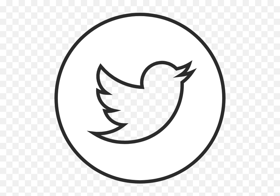 Circle Blank Twitter Graphic - Twitter White Icons Png Emoji,Twitter Logos