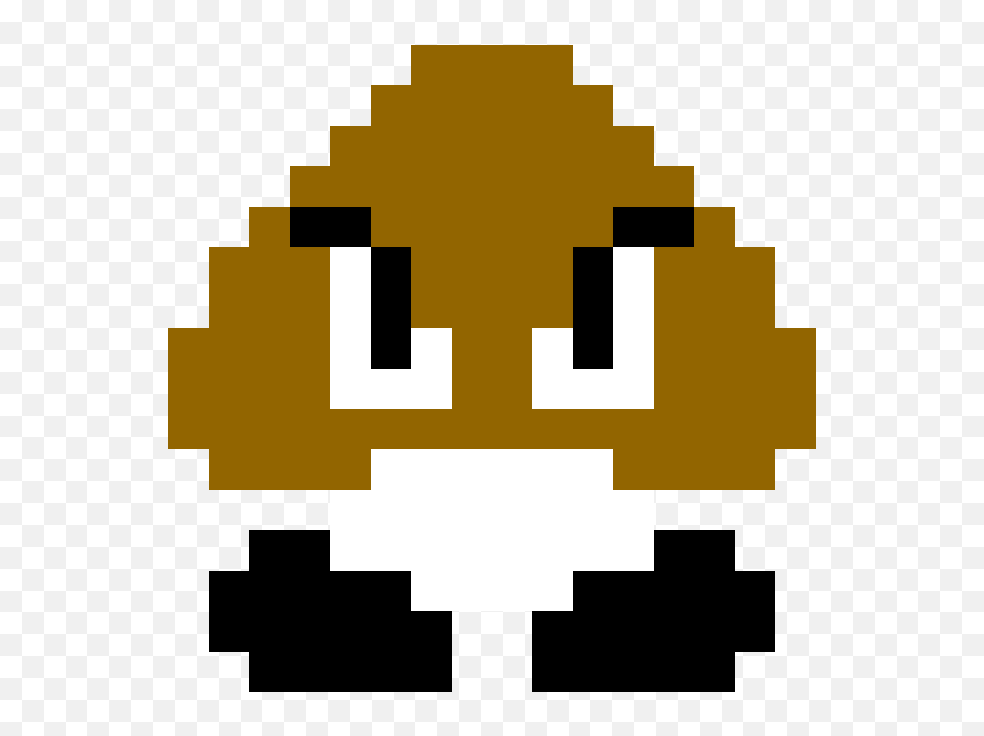 Mario - Goomba Pixel Full Size Png Download Seekpng Goomba Pixel Png Emoji,Pixel Png